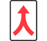 E15 - Weaving Section road sign