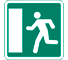 E28 - Emergency Exit road sign
