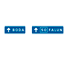 F8 - Lane Direction Sign road sign