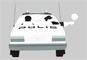 P10 - Follow and Stop Behind the Police Vehicle When It Stops road sign