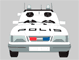 P11 - Pull Over and Stop in Front of the Police Vehicle road sign
