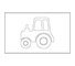 S6 - Tractor and Motor Implement Class II road sign