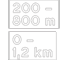 T1 - Length of Road Section road sign