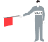 X10 - Stop (Hand Signal) road sign