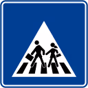 Children crossing road sign from Turkey
