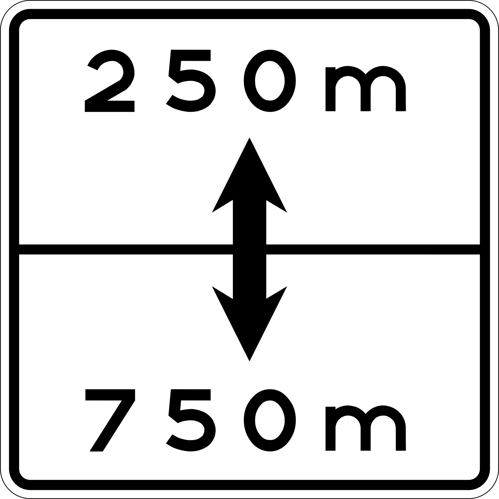 PL-8 - Devam (Park Etme ve Durma Yasak Levhaları) trafik işareti