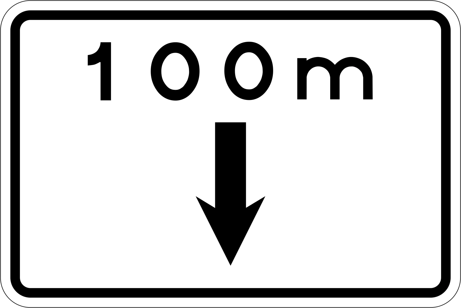 PL-8 - Fin (de las señales de prohibido aparcar y prohibido parar) señal de tráfico