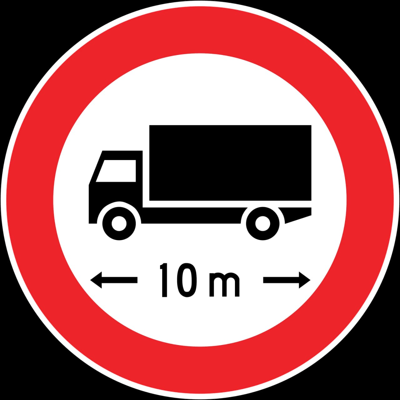 TT-22 - Panneau routier Limitation de longueur