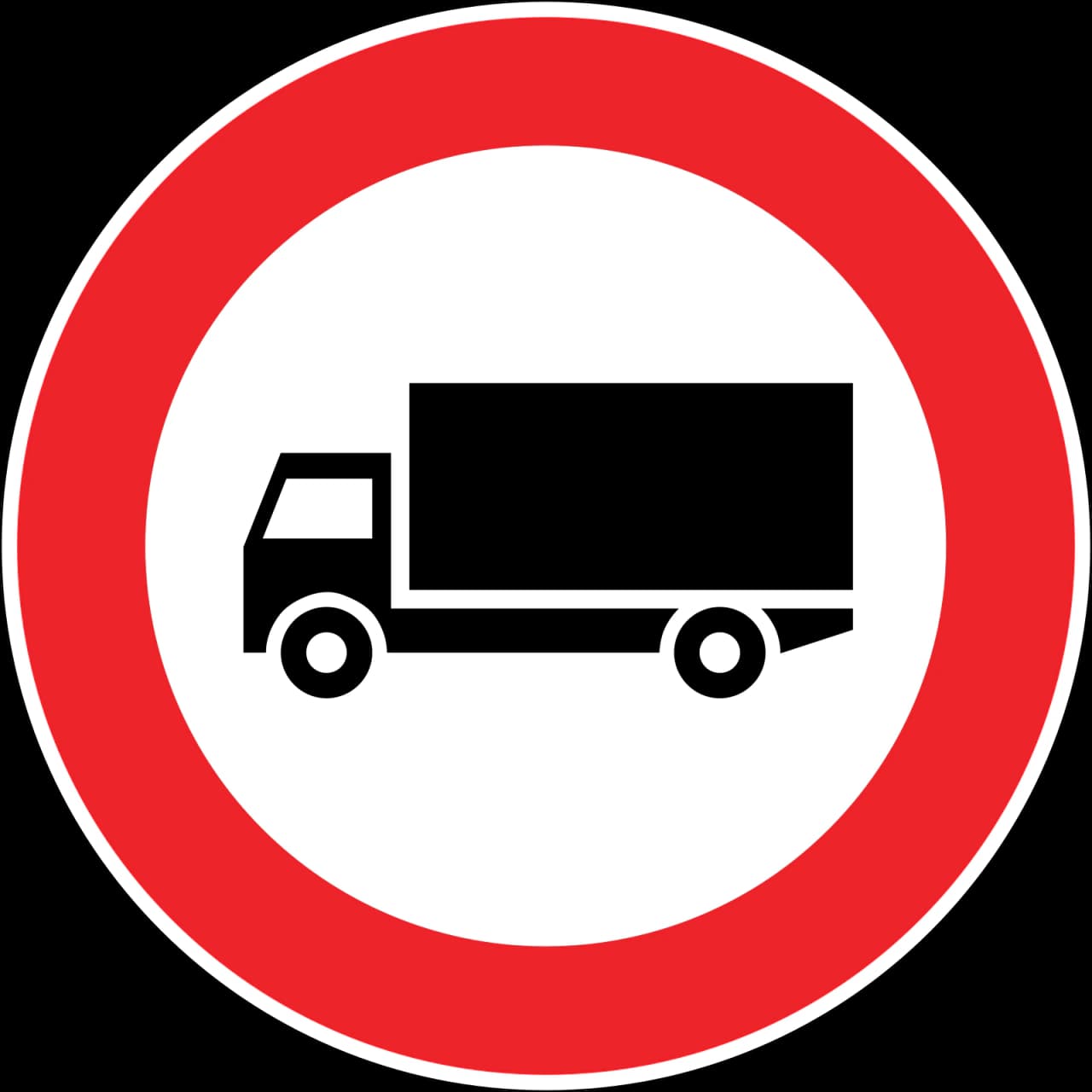 TT-10A - Kamyon Giremez trafik işareti