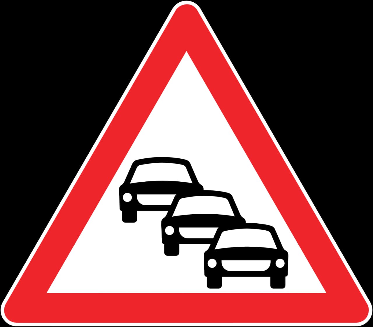 T-38 - Panneau routier Files d'attente probables