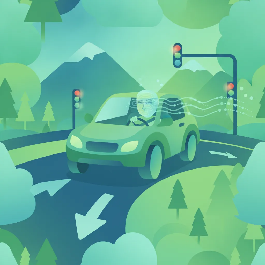 Illustration zum Thema Fahrtheorie Alkoholbedingte Fahrbeeinträchtigung für Lernende in Österreich