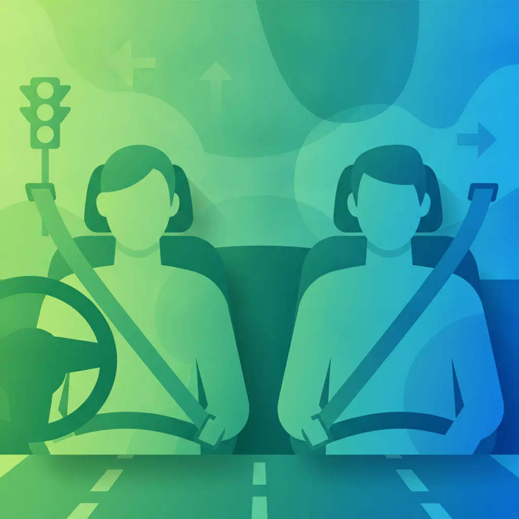 Illustration for the theory topic Seat Belt Safety & Rules