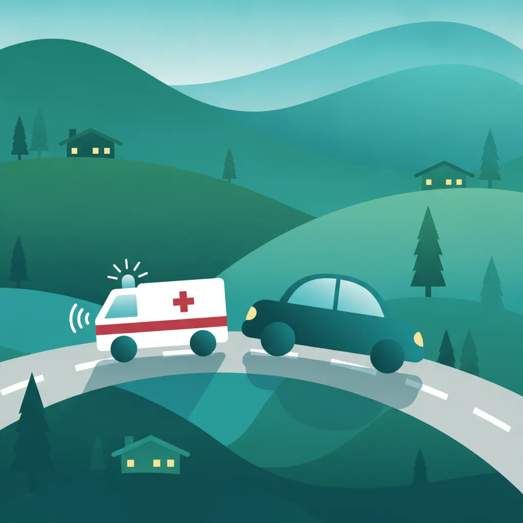 Illustration for the theory topic Emergency Vehicle Priority