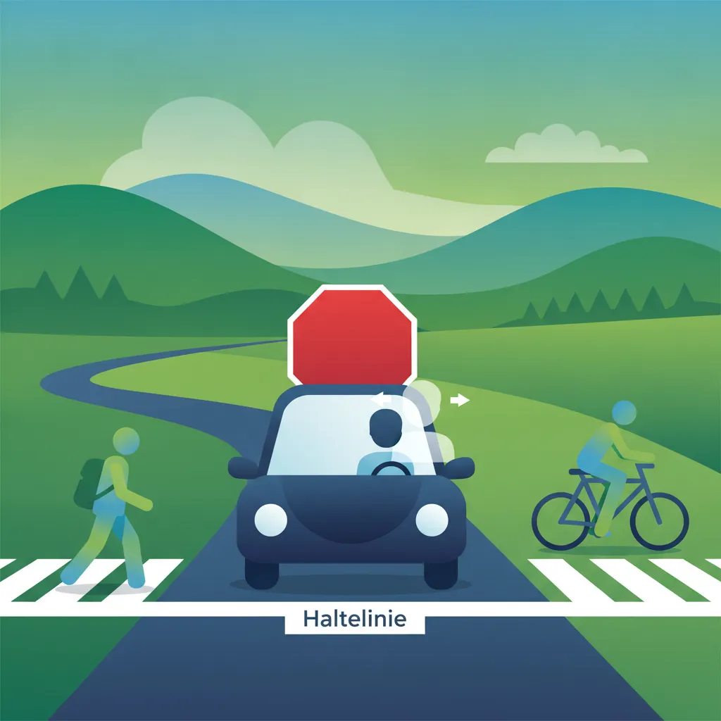 Illustration pour le sujet théorique Règles du panneau Stop