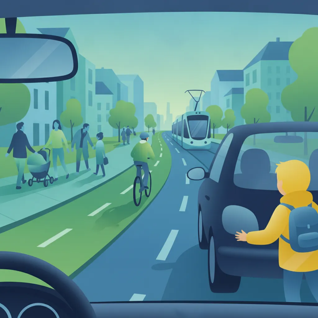 Illustration for the theory topic Hazard Perception Skills
