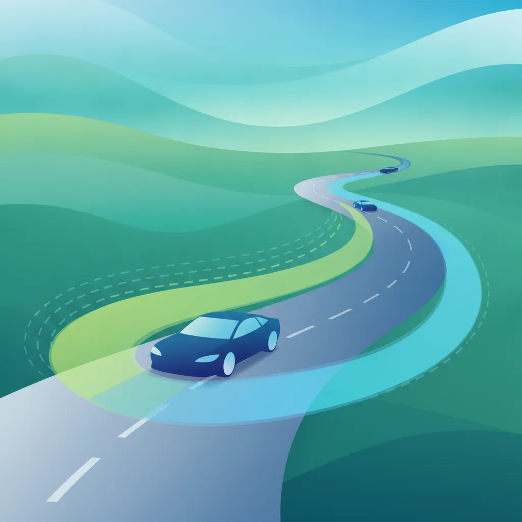 Illustration for the theory topic Speed & Stopping Distance