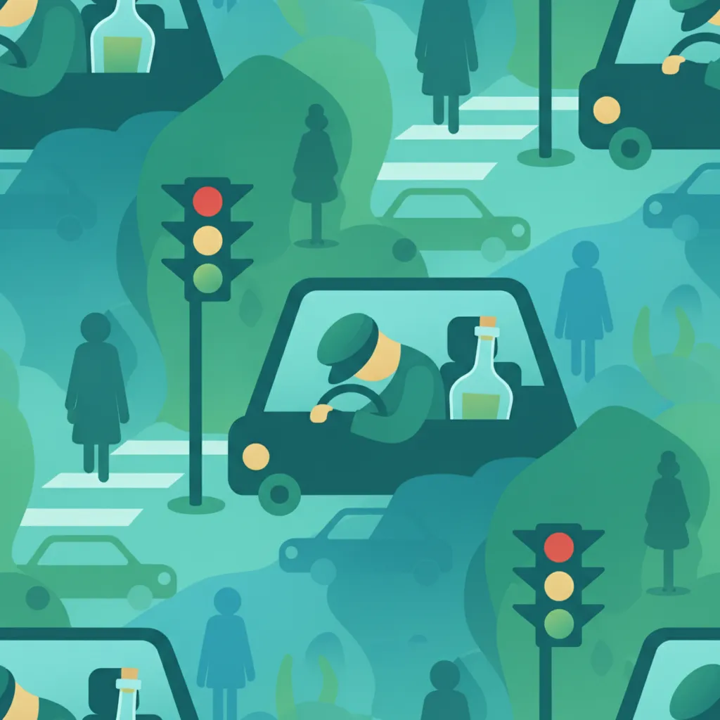 Illustration for the theory topic Alcohol and Driving Effects
