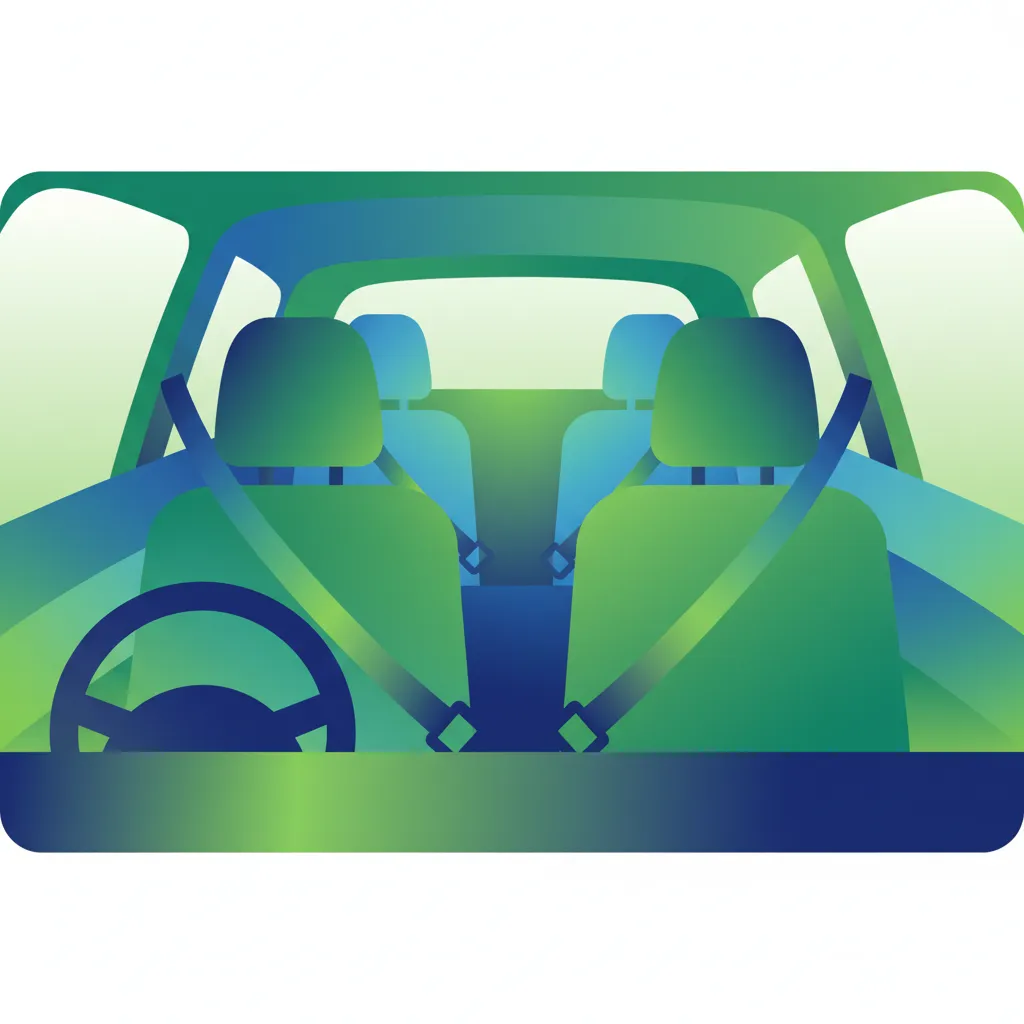 Illustration for the theory topic Seat Belt Safety Spain