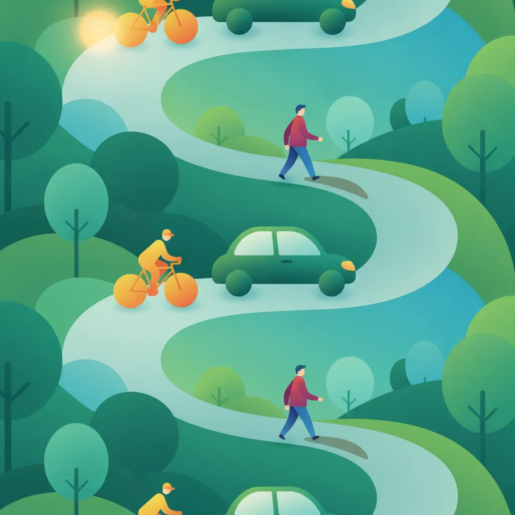 Illustration pour le sujet de théorie du permis Partage de la route pour les apprenants de France