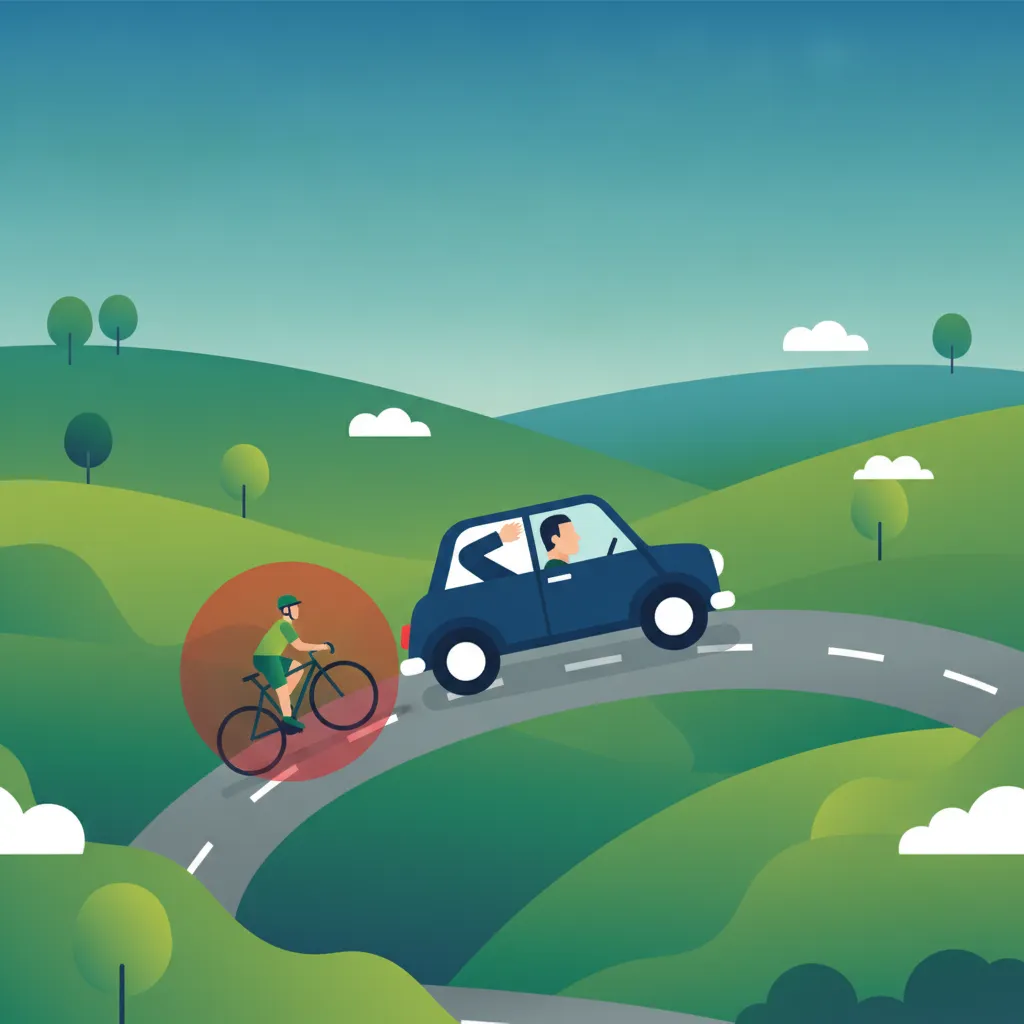 Illustration pour le sujet de théorie du permis Angles Morts et Vérifications d'Épaules pour les apprenants de Grande-Bretagne