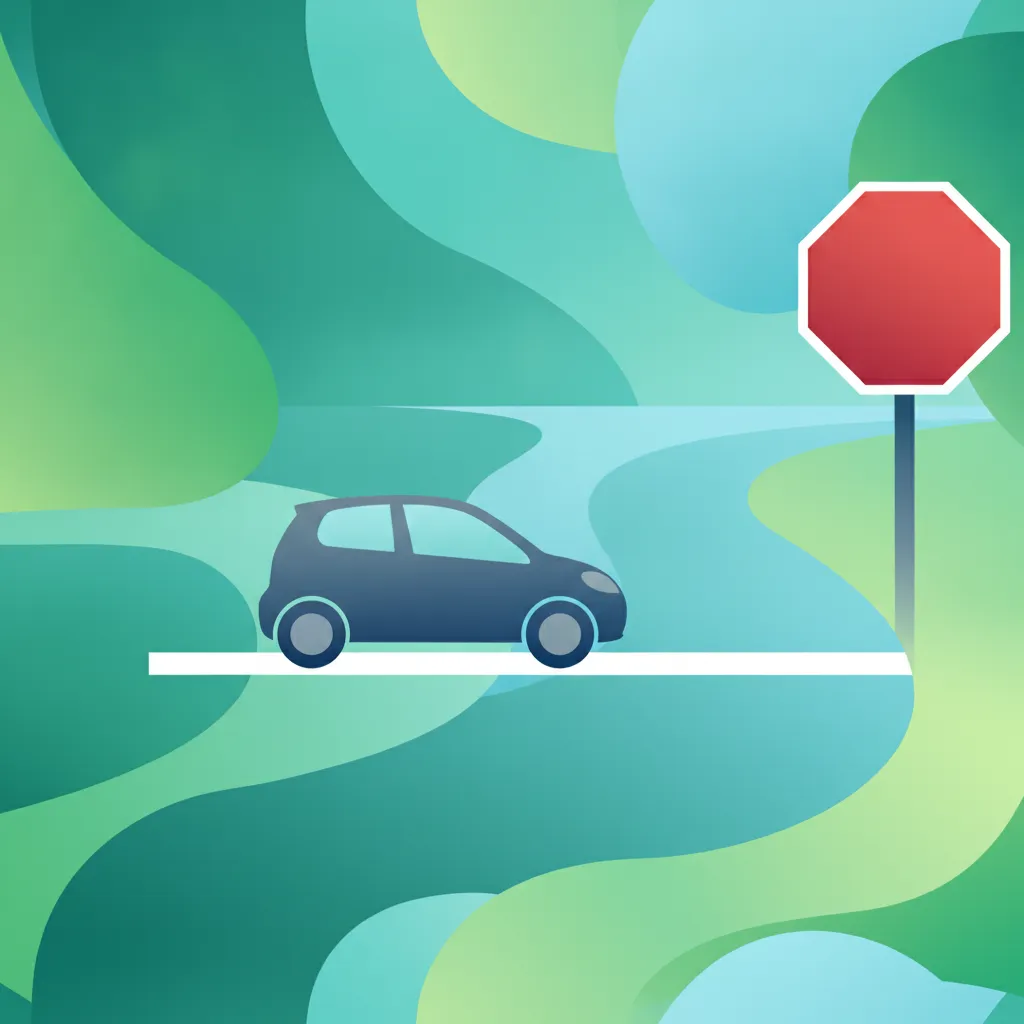 Illustration pour le sujet théorique Règles du Panneau Stop