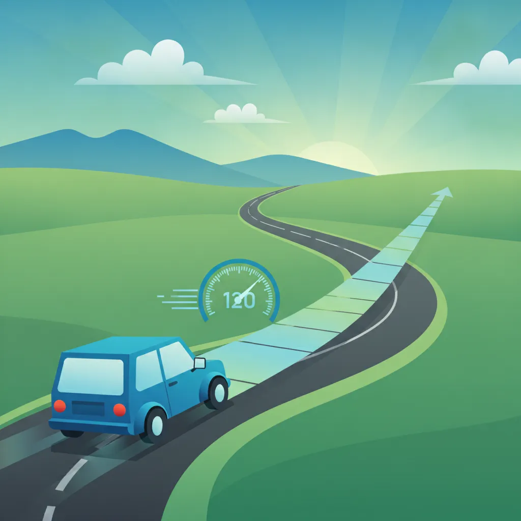 Illustration pour le sujet théorique Vitesse et Distance d'Arrêt