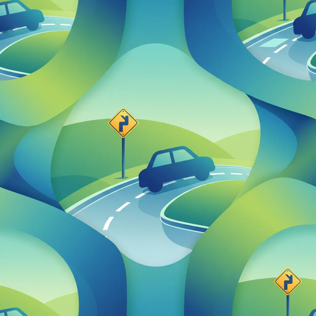Illustration for the driving theory topic Priority Roads Explained for learners in the Netherlands