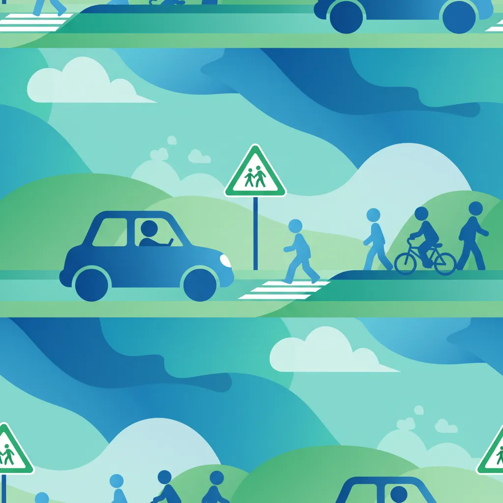 Illustration for the driving theory topic Dutch School Zones for learners in the Netherlands