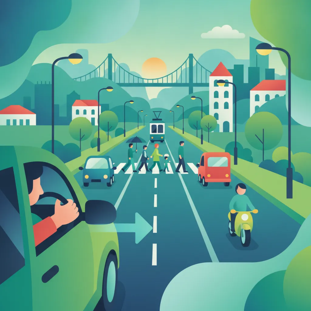 Illustration för körteoriämnet Signalregler för elever i Portugal