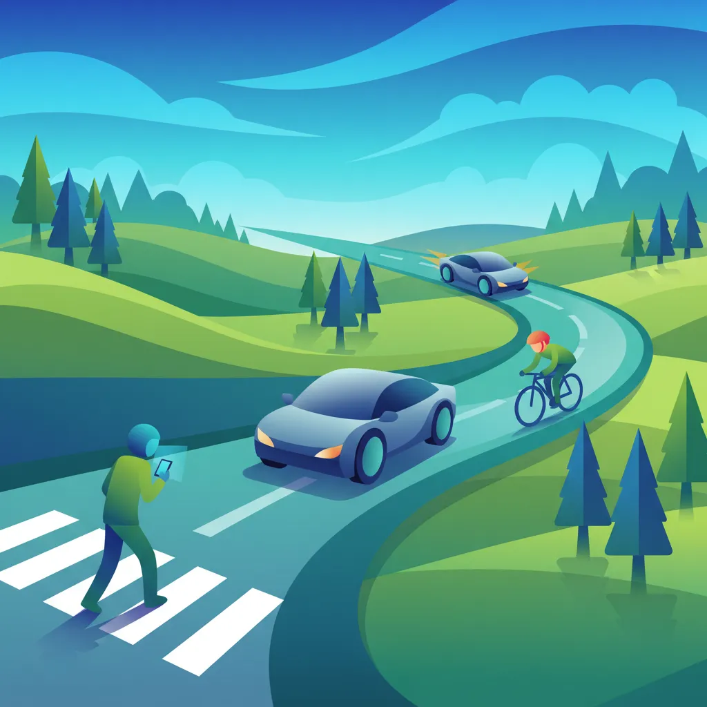 Illustration for the theory topic Hazard Perception