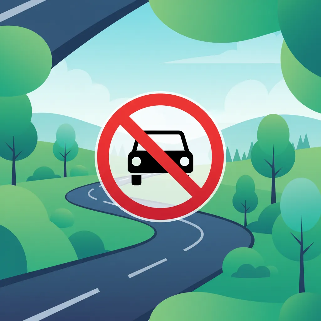 Illustration for the theory topic Prohibition Signs Explained