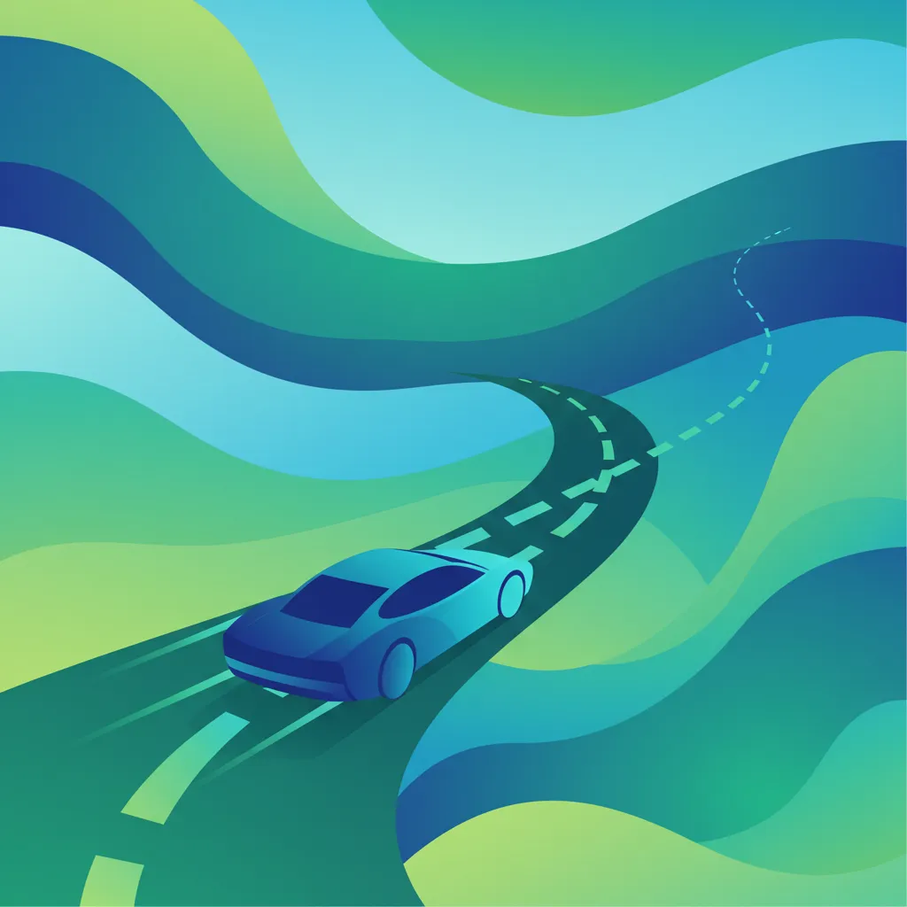 Illustration for the theory topic Speed & Stopping Distance