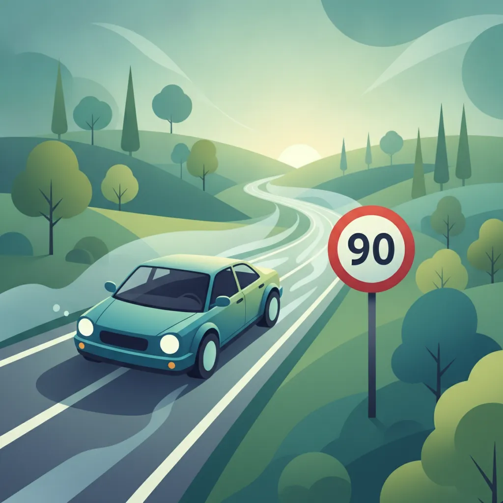 Ilustracja tematu teorii jazdy Ograniczenia prędkości dla uczniów w Turcja