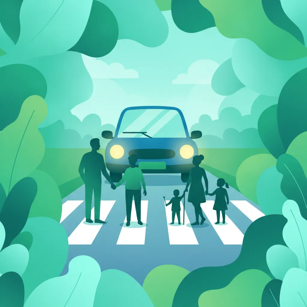 Afbeelding van de eenheid Voetgangers, Oversteekplaatsen, Fietsers en Kwetsbare Weggebruikers