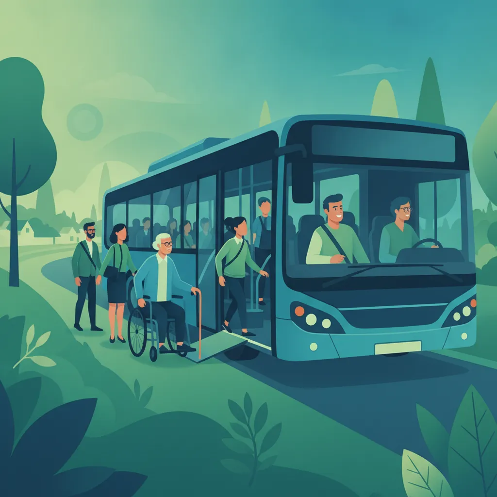 Conducción Suave, Comodidad del Pasajero, Accesibilidad y Comunicación