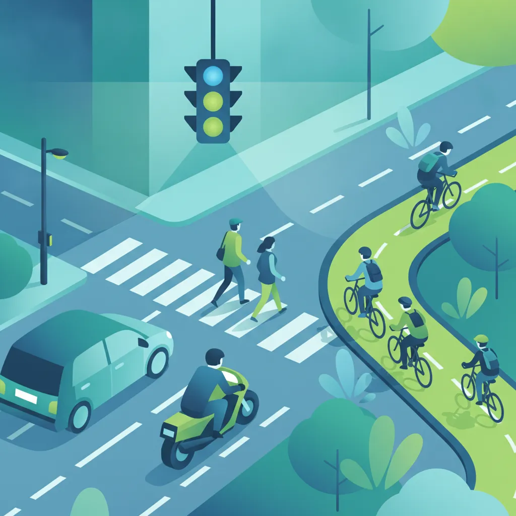 Intersections, Roundabouts, Cycle Traffic and Urban Riding