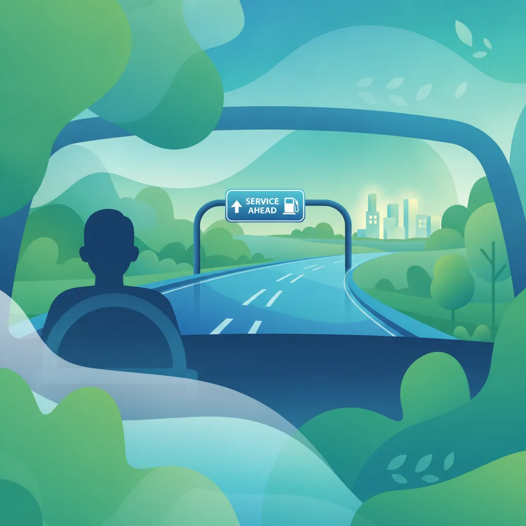Wetter, Autobahnen, Landstraßen, Terminals und Fernverkehr-Einheitsbild