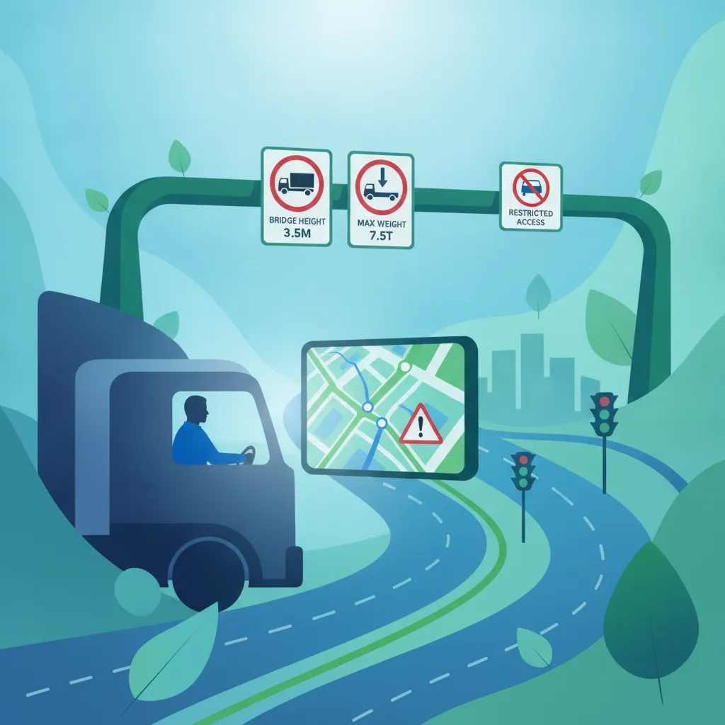 Imagen de la unidad Señales, restricciones, planificación de rutas y límites de acceso