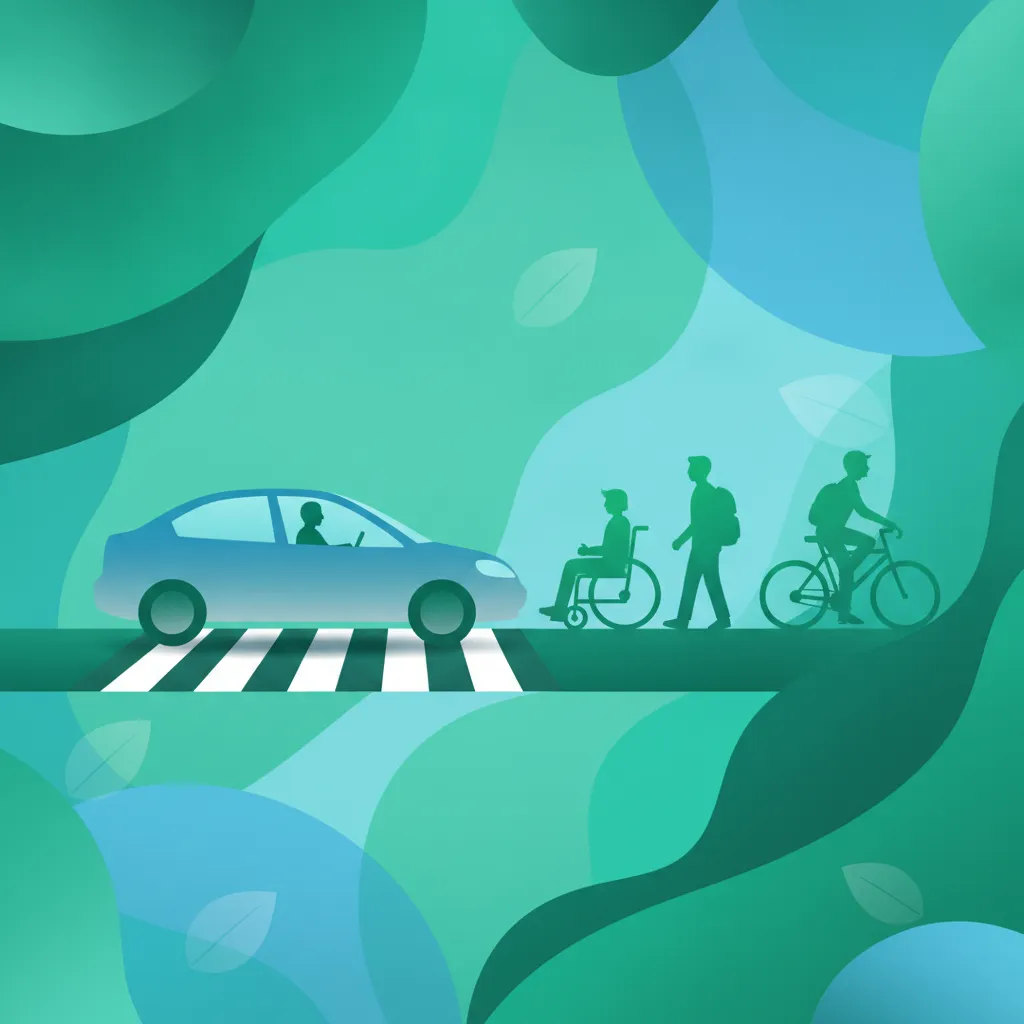Imagen de la unidad Peatones, pasos de cebra, ciclistas y usuarios vulnerables de la vía