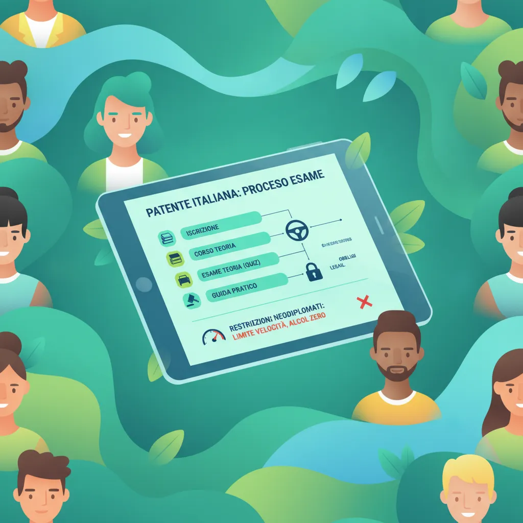 Immagine per l'unità didattica Patente B, Formazione, Esame e Responsabilità del Conducente