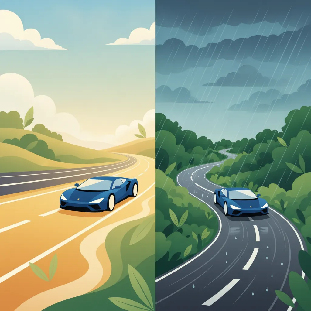 Rural Roads, Motorways, Tunnels, Weather and Environmental Driving unit image