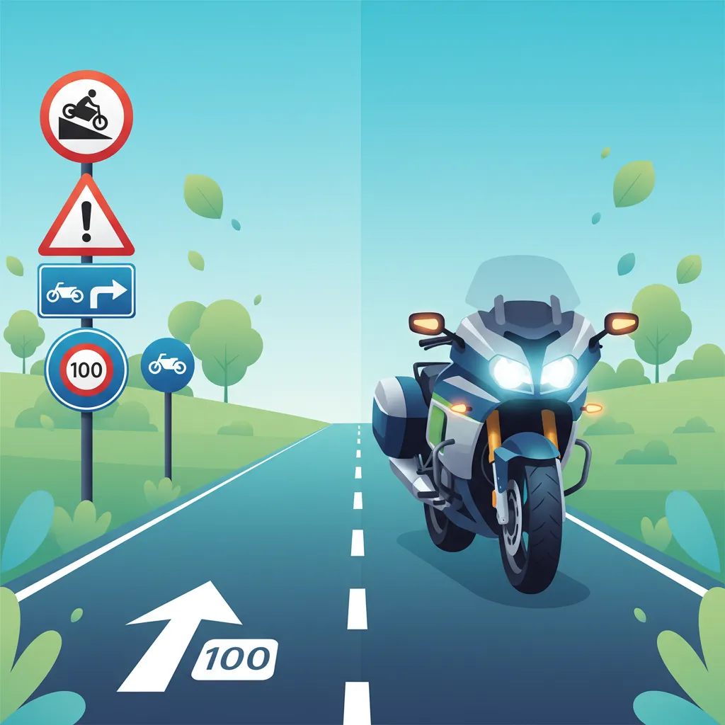 Road Signs and Motorcycle-Specific Indicators unit image
