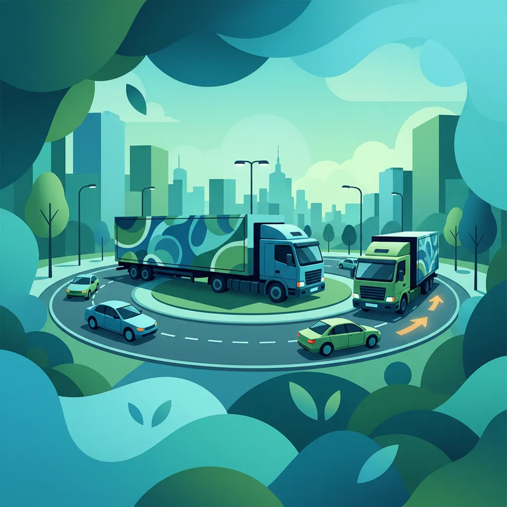 Priority, Intersection, and Roundabout Navigation for Trucks
