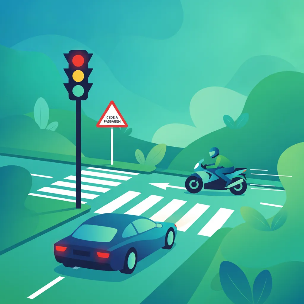 Imagen de la unidad Señalización vial, marcas viales, semáforos y reglas de prioridad