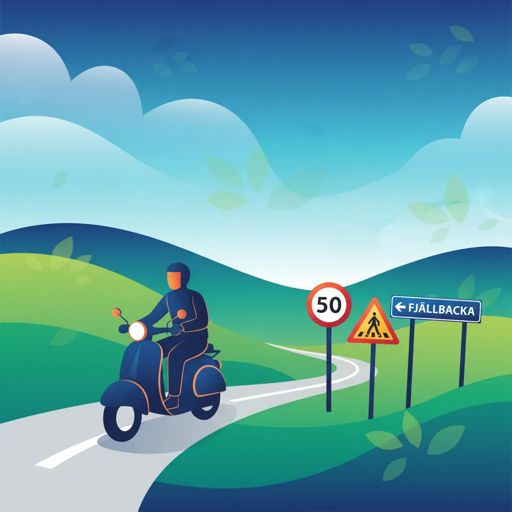 Swedish Road Sign System for Mopeds