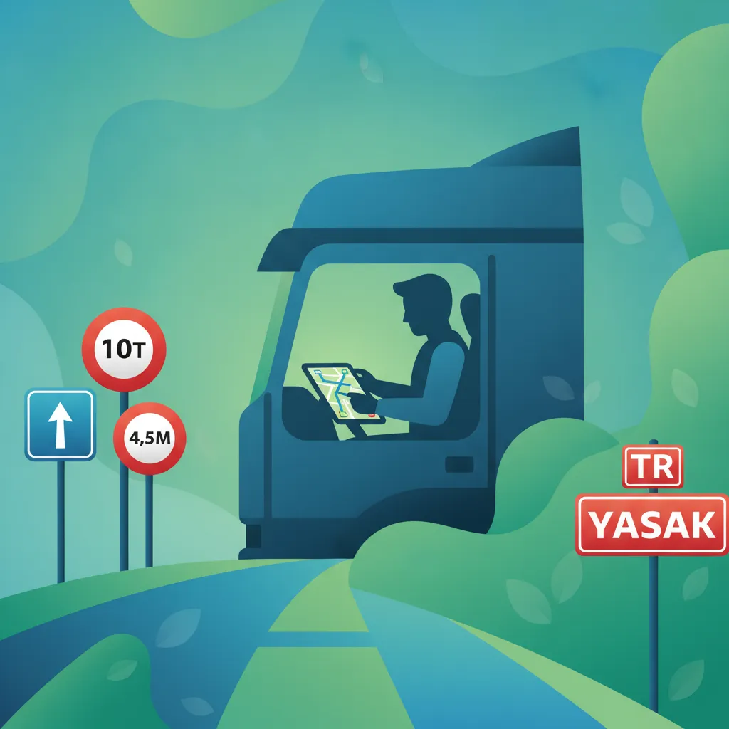 İşaretler, Kısıtlamalar, Güzergah Planlama ve Giriş Sınırlamaları ünite görseli