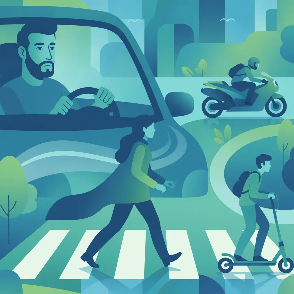 Pedestrians, Motorcycles, Scooters and Vulnerable Road Users unit image