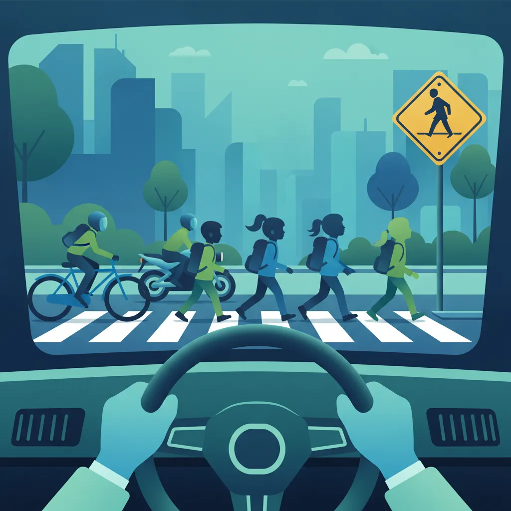 Vulnerable Road Users, Pedestrians, Motorcycles and School Areas unit image