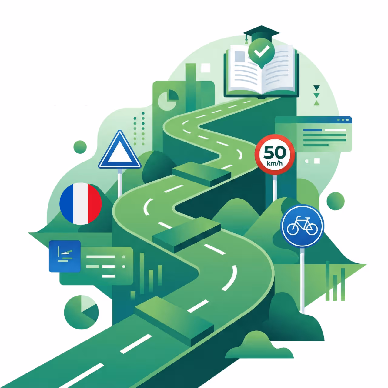 Tu Camino Claro para Dominar la Teoría de Conducir Francesa