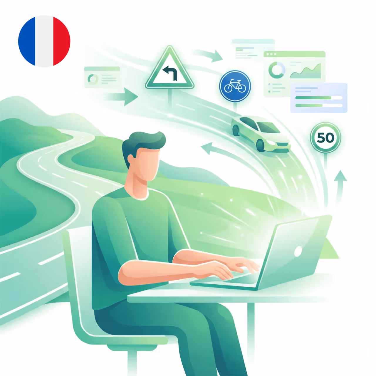 Domina la teoría de conducción francesa para tu Permis de Conduire